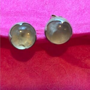 Jane Diaz Sterling Silver Stud Earrings